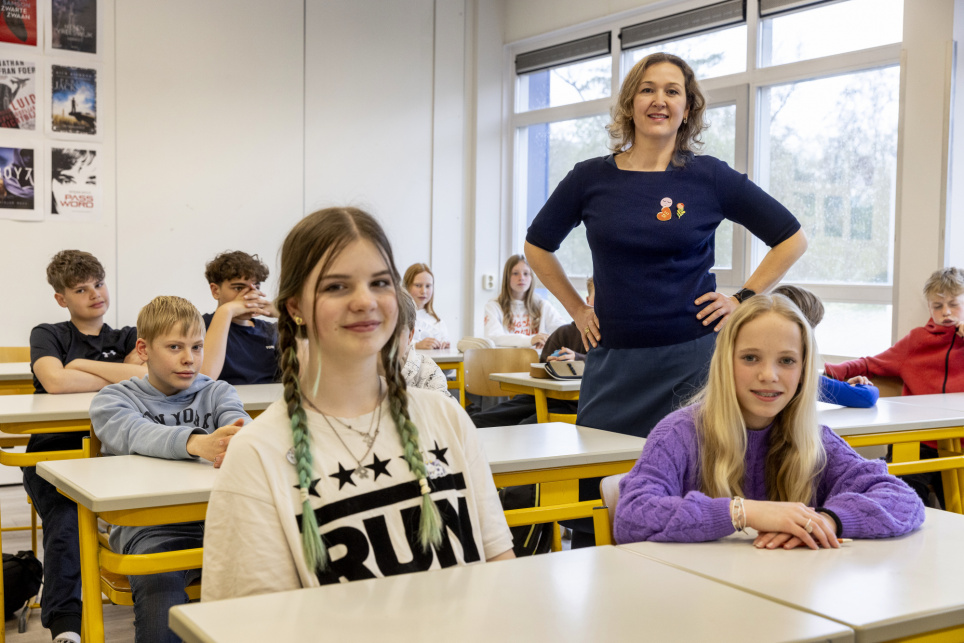 Docent Laura Borghols Docent Laura Borghols in haar klas