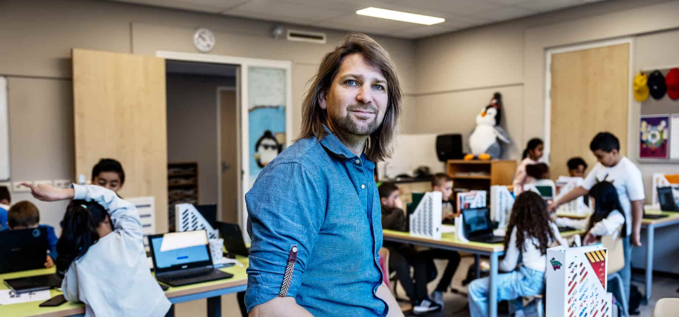 Leraar Jan Wilem Duim - foto Angeliek de Jonge