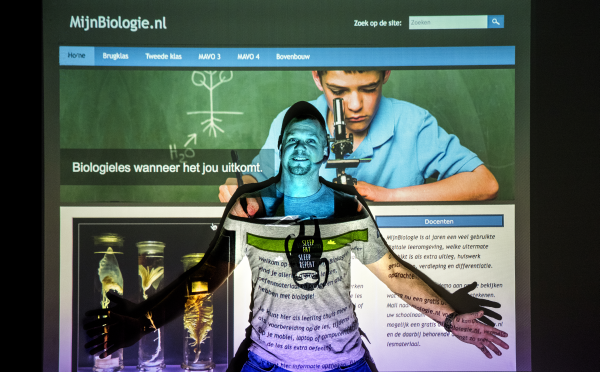 Biologiedocent Cees Mulder